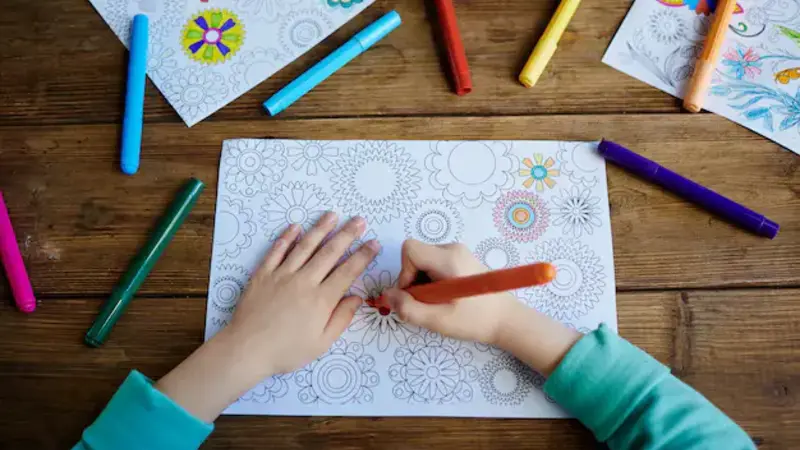 Creative Benefits of Coloring Books for Adults and Children