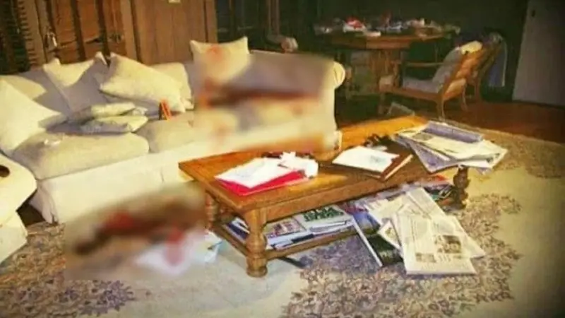 Menendez Brothers Crime Scene Photos