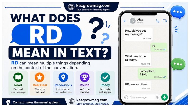 RD Meaning in Text: What Does RD Stand For?